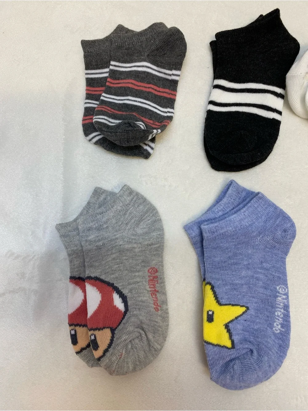Mario socks boys size